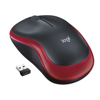 LOGITECH WIRELESS MOUSE M185 - RED